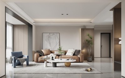 现代客餐厅3D模型下载